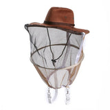 Beekeeping Cowboy Hat with Mesh Face Cover - Bayu Australia