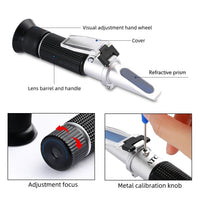 Honey Refractometer For Testing Moisture Content - Honey Moisture Refractometer 10 - 30% - Bayu Australia